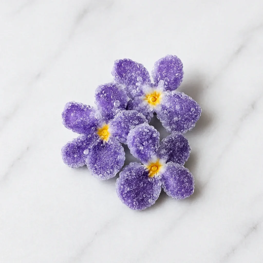candied violets or violet candy
