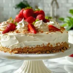 No-bake strawberry cheesecake recipe