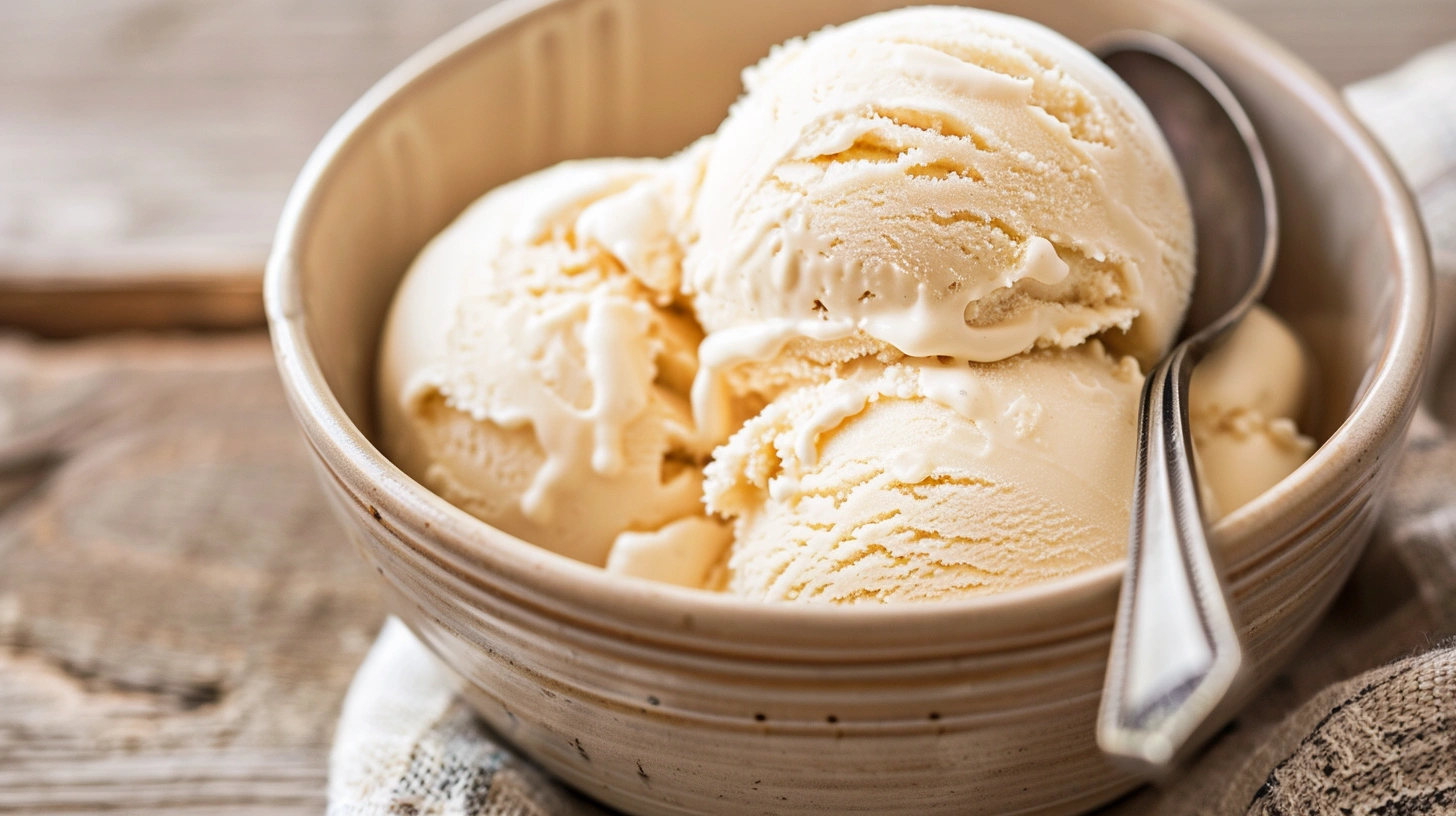 Ninja Creami protein recipes for ice cream with protein powder, Greek yogurt & vanilla. High protein per gram. Easy ice cream, no added sugar.