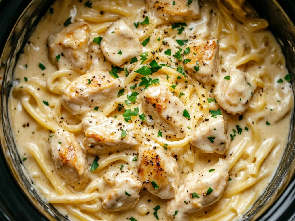 Garlic parmesan Chicken pasta