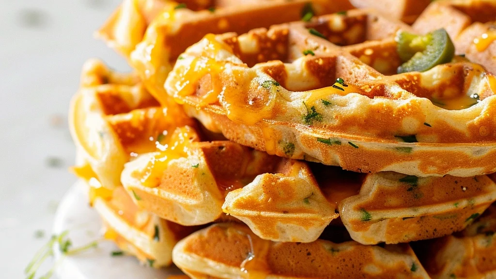 Cheddar_Jalapeno_Cornbread_Waffles