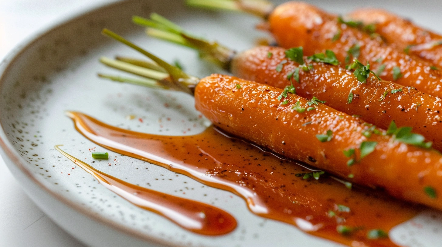 maple glazed carrots